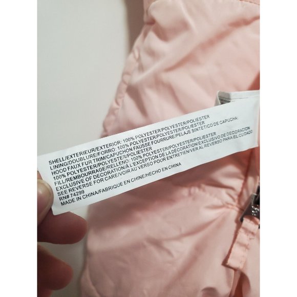 Jessica Simpson Snow Pant Play Bib -  Coral Pink 2T Adjustable - Picture 11 of 16